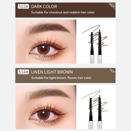 klaisy silver triangle slim eyebrow pencil