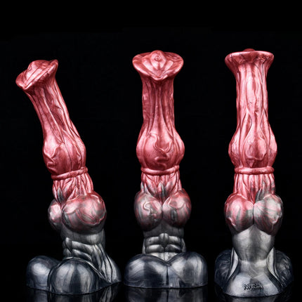 NNSX Silicone Horse Dildo Long Penis Anal Plug Huge Knot G-spot Vaginal Stimulator with Suction Cup Adult Sex toy for Women Men