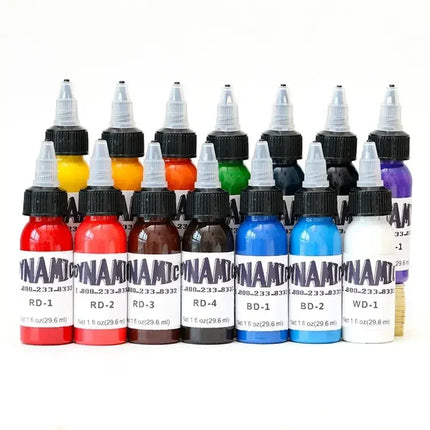2025Tattoo Set 14Pcs Tattoo Ink 1oz 30ml/Bottle for 3D Makeup Beauty Skin Body Art Tattoo Inks Pigment Kit Professionals Beginne