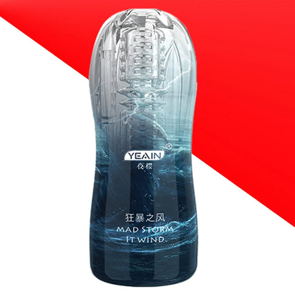 Male Masturbator Cup Soft Pussy Sex Toys Transparent Vagina Anal Adult Endurance Exercise Supplies Vacuum Pocket Cup for Men 18