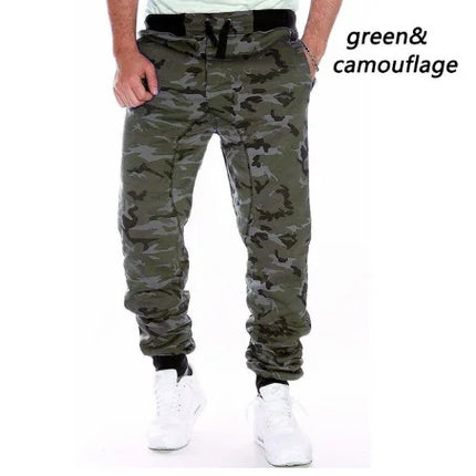 2025 New Sweatpants Men Camouflage Elasticity Cargo Pants Drawstring Multi Pockets Bottoms Casual Jogger Trousers Mens Men's