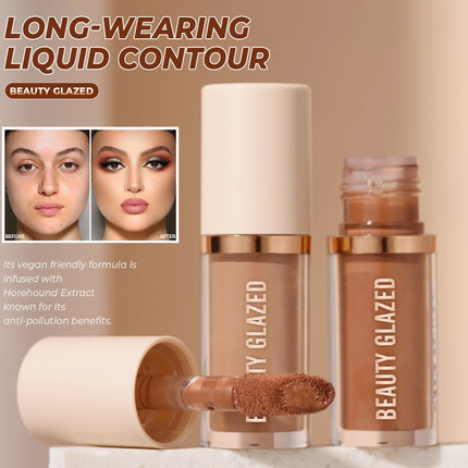BEAUTY GLAZED Liquid Contour Natural Weightless Long-wearing Smudgeproof Bronzer Face Cosmetics
