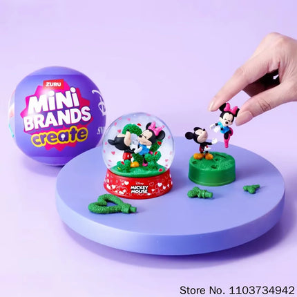 Zuru Mini Brands Disney Diy Crystal Ball Assorted Blind Surprise Box Capsule Toy Set Collectible Gift In Stock New 2026