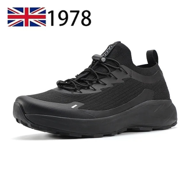 Waterproof Men's Classic Style Mesh Sneakers Breathable Comfortable Cushioned Sport Outdoor Jogging Casual Shoes