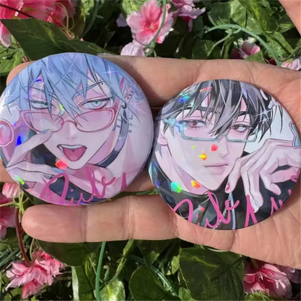 2Pcs Alien Stage Ivan & Till Cartoon Keychain Acrylic Chain for Woman Men Fashion Anime Figure Acrylic Keyring Pendant Gift