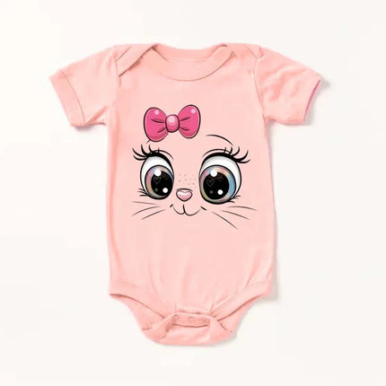 Baby Onesie Toddler Boys Girls Romper Cute Cat Print Jumpsuit Infant Clothing Newborn Costume Baby Clothes
