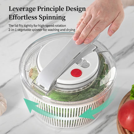 Vegetables Salad Spinner Lettuce Leaf Vegetable Dehydrator Multifunctional Vegetable Washer Salad Vegetable Dryer Mixer