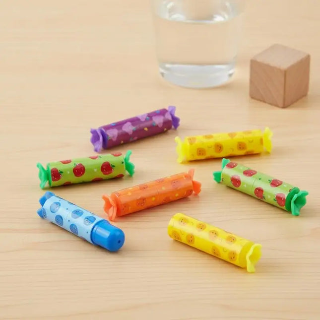 6pcs Colorful Mini Highlighter Candy Pastel Highlighter, Cute Chisel Tip Marker Pen, Party Birthday Drawing Poster Diary