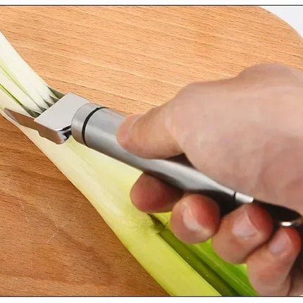 Scallion Cutter Shred Knife Stainless Steel Graters Cutter Knife Scallion Slicer Vegetable Shredders Slicer Kitchen Gadgets