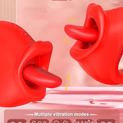 Swing Tongue Licking Vibrator for Women Powerful Oral Nipple Clitoris Stimulator Masturbator Sex Toys for Female Adults Goods