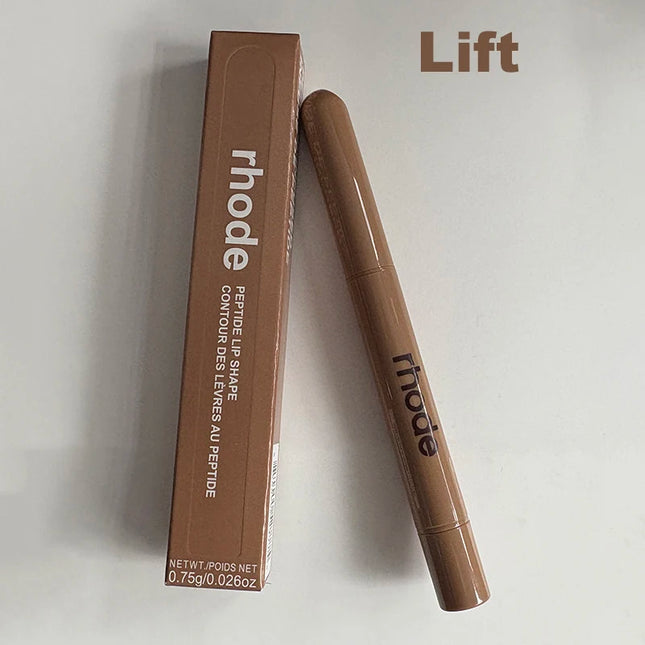 7 Color Skin Peptide Lip Shape Pen Lip Liner Long Lasting Lip Tint Pencil Pen Makeup Lipstick Powder Blusher Gloss Rouge Makeup