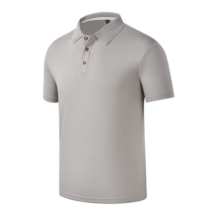 2026 New Polo Shirt For Men Quick Dry Short-sleeved Polo Shirt For Outdoor Sports and Fitness Breathable and Cool Mesh Lapel Top