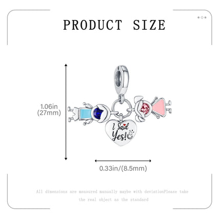 2025 Classic Ballet Pendant Fit Bracelet Diy For Women Daily Wear mermaid Cheerleading Charm Fashion Jewelry Love Birthday Gift