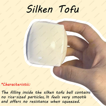 Tofu Stress Ball Shapeable Non-Bounce Creamy Feel Squeeze Ball Fidget Toy ASMR Sensory Anti-Stress Toys for Adults & Kids Gift
