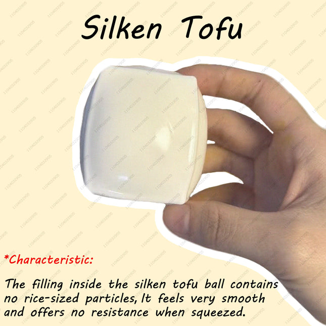 Tofu Stress Ball Shapeable Non-Bounce Creamy Feel Squeeze Ball Fidget Toy ASMR Sensory Anti-Stress Toys for Adults & Kids Gift