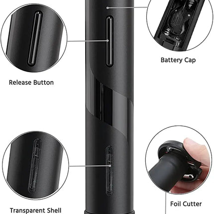 Automatic Electric Wine Openers for Beer USB & Battery Beer Bottle Openers Corkscrew Wine Beer Cap Opener Kitchen Accessories