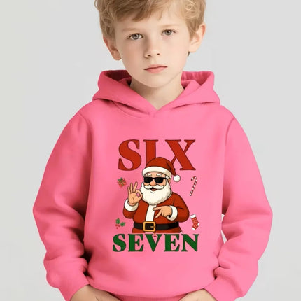Funny Six Seven 6 7 Meme Hoodie for Kids Chaotic Humor Y2k Game Saying Tee Christmas Gift Boys Tops Fashion Children's Clothing