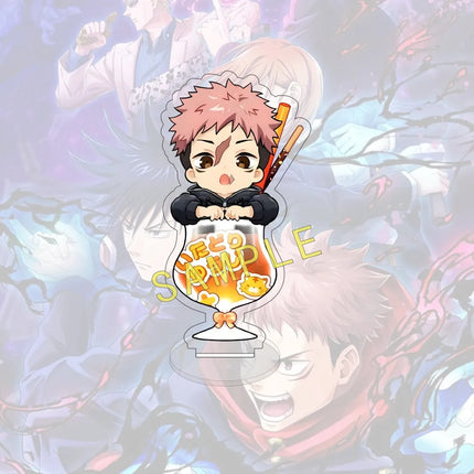 Anime JUJUTSU KAISEN 10CM Acrylic Cute Character Yuta Okkotsu Standing Model Desktop Decoration Fan Gift Keychain