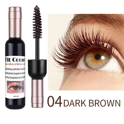 1PC Colorful Eyelash Mascara EyeLashes Extension Curling Lengthen White Purple Cosplay Makeup Glitter Point Diamond Mascara
