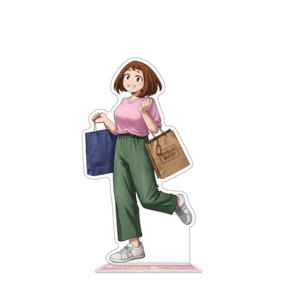 My Hero Academia Acrylic Stand Keychain Izuku Shoto Bakugo Dabi Aizawa Cute Desktop Decor Anime Fans Collection Gift