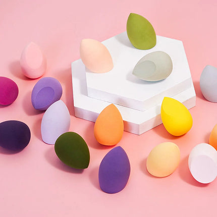 4pc/8pc Soft Makeup Sponge Dry Wet Dual Use Cosmetic Puff Foundation Concealer Highlight Blender Make Up Beauty Tool Accessories