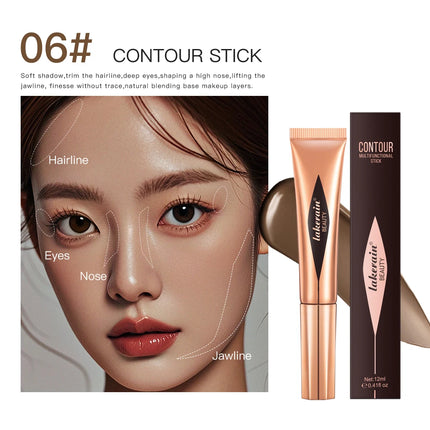 Multi-use Stick Bronzer Blusher Beauty Highlighter Blush Liquid Face Bronzer Natural Contouring Wand Stick Applicator Makeup