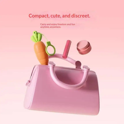 【HB】Cute Carrot Vibrating Powerful Mini  9 Modes for Women Clitoris Stimulator Dildo Adult Sex Toy Anal Massage Vibrator