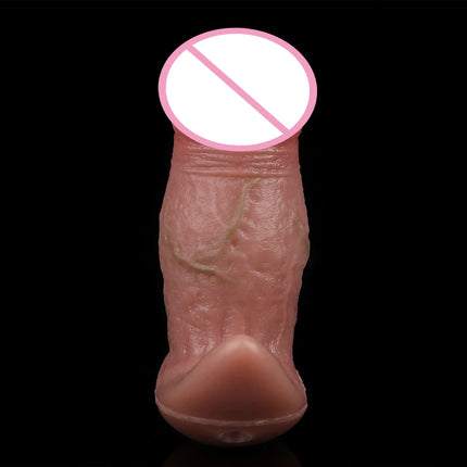 SXXY Adjusting Bondage Deep Throat Mouth Plug Leather Silicone Bdsm Mouth Gag Sex Toys Flirt Sex Tools Simulation Dildo For Adul