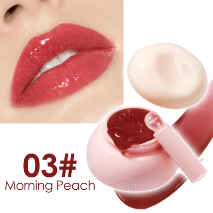 Little Round Jar Multi-Color Jelly Lip Balm for Lips and Cheeks Vibrant Colors Moisturizing and Nourishing Lip Nectar