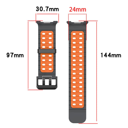 Ocean Silicone Strap for Samsung Galaxy Watch 8 44mm 40mm/8 Classic 46mm Sports Wristband for Galaxy Watch 8 Breathable Bracelet