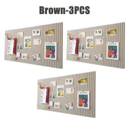 1-5PCS Felt Wall Stickers Kindergarten Work Display Bulletin Board Photo Wall Backdrop Living Room TV Background Wall Decoration