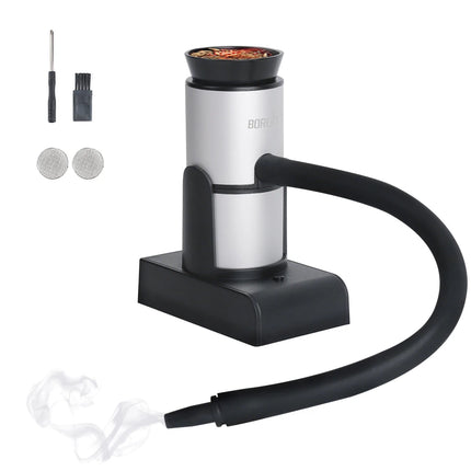 BORUiT SK305 Smoke Infuser Portable Molecular Cuisine Smoking Gun Food Cold Smoke Generator Box Meat Cooking BBQ Cocktails Tools