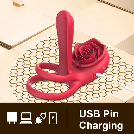 Powerful Cockring Vibrator Clitoris Stimulation Delay Ejaculation Remote Control Cock Ring Penis Ring Adults Sex Toy for Couple