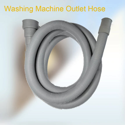 1pc Washing Machine And Dishwasher Drain Pipe Kit, Including Flexible Corrugated Pipe, Extension Adapter And Hose Clamp