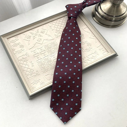 Stripes Squares Small Flowers Various Patterns Fashion Trends Daily Student Uniforms Accessories Ties Personalized Simplicity