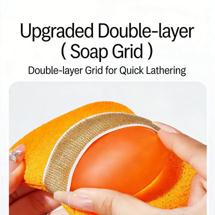 Facial Puff Deep Cleansing Gentle Foaming Sponge Soft Skin-Friendly Facial Cleansing Sponge