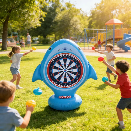 Inflatable Dart Board Water Game, Swimming Pool Float, Beach Outdoor Activities, Cool Summer Party Gift for Boys and Girls Aged 6 7 8 9 10 12