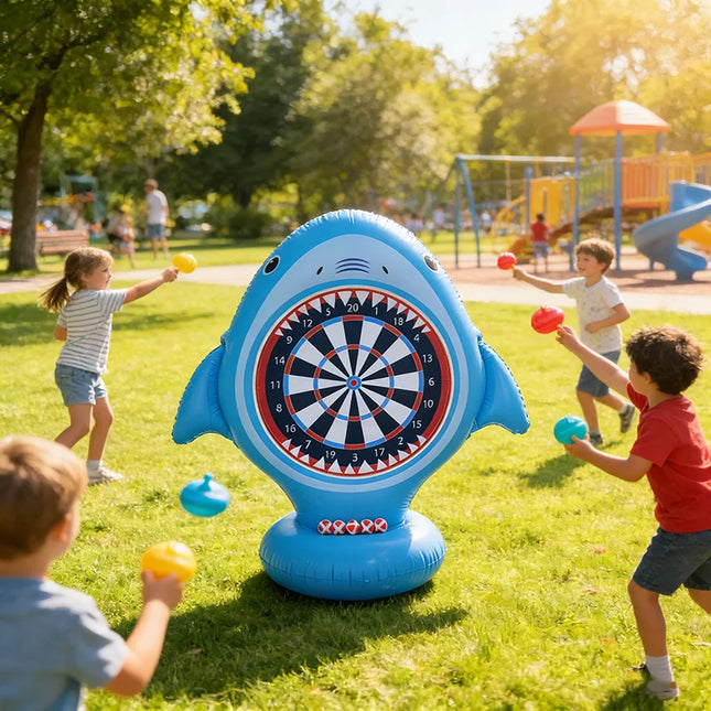 Inflatable Dart Board Water Game, Swimming Pool Float, Beach Outdoor Activities, Cool Summer Party Gift for Boys and Girls Aged 6 7 8 9 10 12