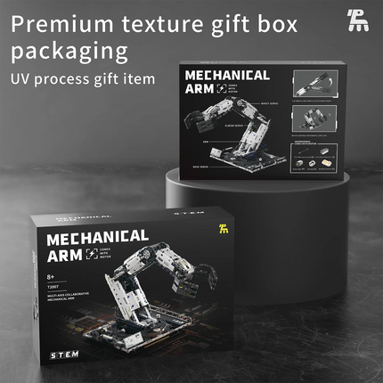 In-stock Electric Technology Programming Robot Arm Building Blocks Assembly Model Toy Boys' Christmas Gift Set