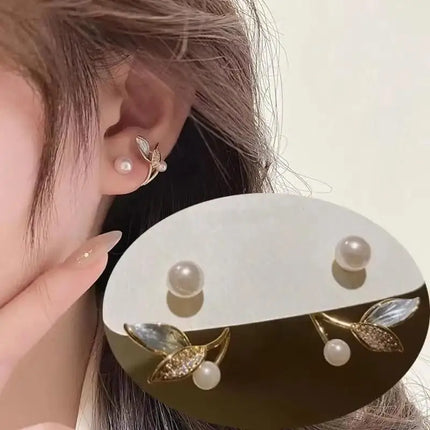 Korean Fashion Seven Star Zircon Earrings For Women Jewelry 2026 Trending New Luxury Women's Crystal Stars Stud Earrings Gifts