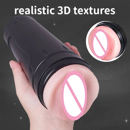 1pc Male Masturbator Artificial Vaginal For Men 18 Penis Pump Glans Sucker Real Pussy Sex Toys Erotic Goods juguetes sexuales