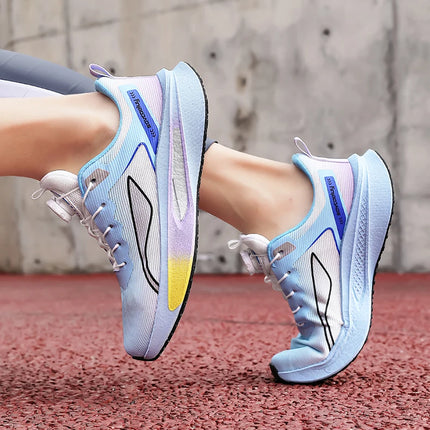 Running Shoes Carbon Board Speciality Marathon Men Sports Breathable Lightweight Women's Comfortable Athletic Nonskid Sneakers