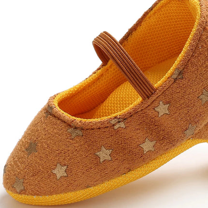 Princess Style Newborn Baby Girl Cute Shoes Solid Color Bow High Heels First Step Toddler Walk Party Dress Footwear