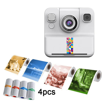 Digital Children Camera For Photography Mini Printer Portable Thermal Instant Print Photo Kids Camera 2.4inch HD Video Toy Gifts