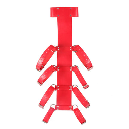 Behind Back BDSM Bondage Restraints Neck to Wrist Armbinder Fetish Harness Erotic Sex Belt Erotic Products For Adult SM Games