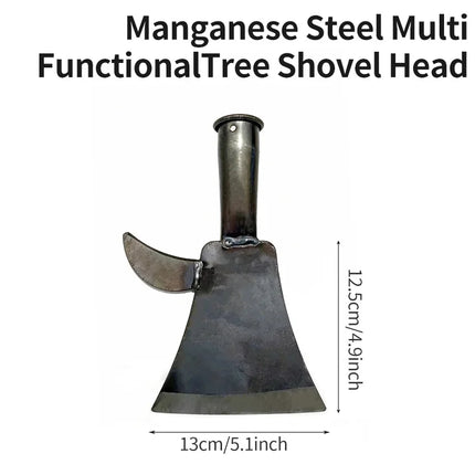 Multifunctional Manganese Steel Scraper Dual-Use Wall Shovel Weeding Axe For Home & Garden Cleaning