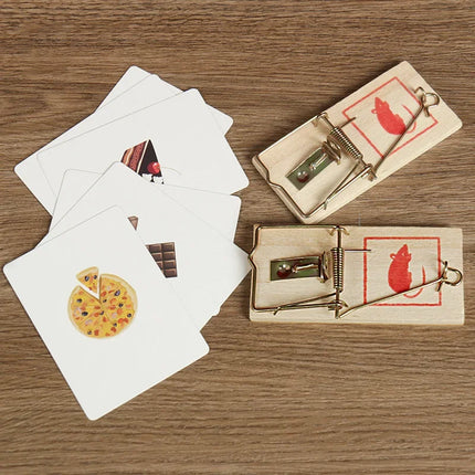 Mouse Traps Find Cards Prediction Close Up Street Magic Tricks Prophecy Seach Playing Cards Magic Props Illusion Mentalism