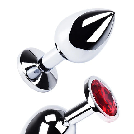 Anal Plug Jewelry Colorful Crystal Anal Plug Stimulator Anal Massage Dilatancy Toys G-point Massage Sex Wellness Adult Pleasure