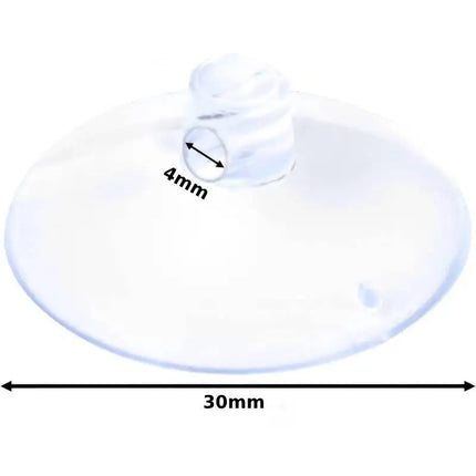 10pcs Plastic Suction Cup 3/4/5cm Small Aquarium Sucker Pad with Holes for Kitchen Wall Bathroom Hanging Shower Fish Tank Plants