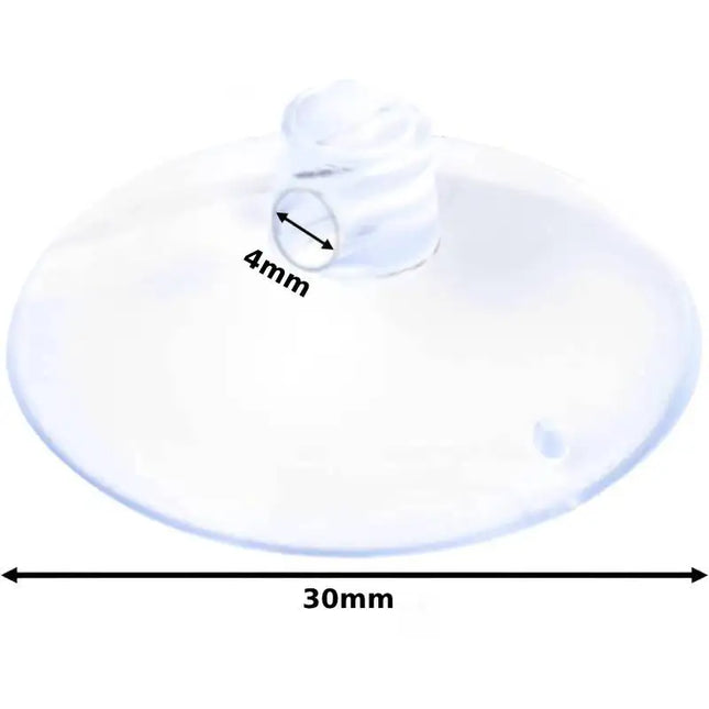 10pcs Plastic Suction Cup 3/4/5cm Small Aquarium Sucker Pad with Holes for Kitchen Wall Bathroom Hanging Shower Fish Tank Plants